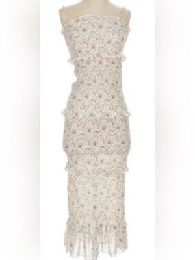 Mable Tiered Smocked Floral Dress